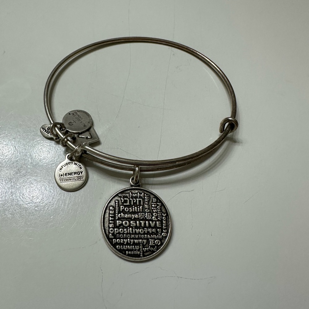 Positive is how I live Alex & Ani bracelet